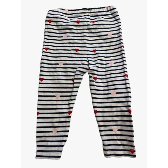 Janie and Jack Striped Leggings Infant Size 6-12 months Good used condition Clea - Picture 2 of 7